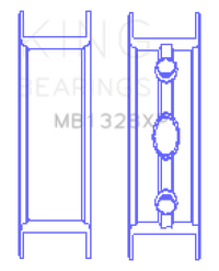 Thumbnail for King GM Vortec / LS Series Gen III IV - Flange Only (From Set MB5013XP)