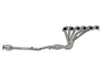 Thumbnail for aFe Power Twisted Steel Long Tube Header & Connection Pipes (Street Series) 01-16 Nissan Patrol