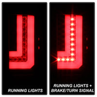 Thumbnail for Spyder GMC Sierra 2016-2017 Light Bar LED Tail Lights - Black ALT-YD-GS16-LED-BK