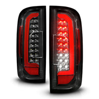 Thumbnail for ANZO 15-21 GMC Canyon Full LED Taillights w/ Red Lightbar Black Housing/Clear Lens