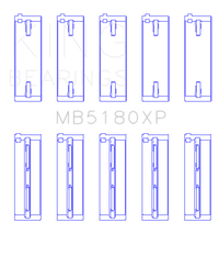 Thumbnail for King Renault F8Q/F7R/F8M (Size STD) Performance Main Bearing Set