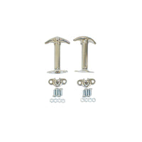 Thumbnail for Rugged Ridge 41-95 Jeep CJ / Jeep Wrangler YJ Chrome Hood Catch Set