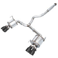 Thumbnail for AWE Tuning Subaru STI VA / WRX GV / STI GV Sedan Touring Edition Exhaust - Diamond Black Tip (102mm)