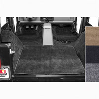 Thumbnail for Rugged Ridge Deluxe Carpet Kit Black 76-95 Jeep CJ / Jeep Wrangler Models