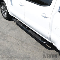 Thumbnail for Westin 2019 Chevrolet Silverado/Sierra 1500 Crew Cab Platinum 4 Oval Nerf Step Bars - Black