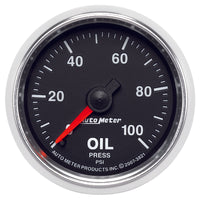 Thumbnail for Autometer GS 52mm 0-100 PSI Mechanical Oil Pressure Gauge
