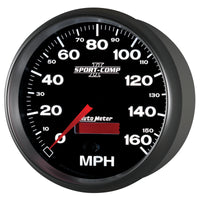 Thumbnail for Autometer Sport-Comp II 5 inch 0-160MPH Electronic Programmable Speedometer