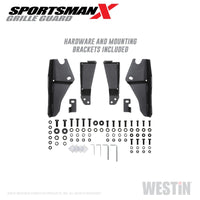 Thumbnail for Westin 19-21 Ram 1500 Sportsman X Grille Guard - Textured Black (Excluding Classic & Rebel)