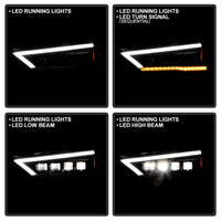 Thumbnail for Spyder Apex 14-20 Toyota 4Runner High-Power LED Module Headlights - Black (PRO-YD-T4R14AP-SEQ-BK)