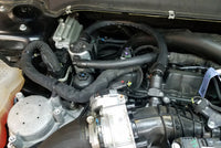 Thumbnail for J&L 17-19 Ford Fusion Sport 2.7L Passenger Side Oil Separator 3.0 - Clear Anodized