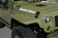 Thumbnail for Rugged Ridge Hurricane Fender Flare Kit US Smooth 07-18 Jeep Wrangler JK