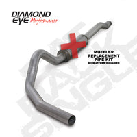 Thumbnail for Diamond Eye KIT 4in CB MFLR RPLCMENT PIPE SGL AL: 03-07 FORD 6.0L F250/F350 (Extended Cab Only)