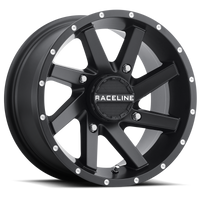 Thumbnail for Raceline A82B Twist 14x7in / 4x156 BP / 5mm Offset / 132.5mm Bore - Satin Black Wheel