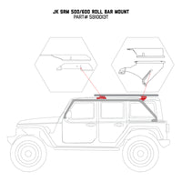 Thumbnail for Go Rhino 07-17 Jeep Wrangler 4dr Mouinting Kit for SRM Rack