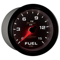 Thumbnail for Autometer Phantom II 2-5/8in 0-15PSI Mechanical Fuel Pressure Gauge