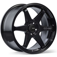 Thumbnail for Enkei T6R 17x8 40mm Offset 5x114.3 Bolt Pattern 72.6 Bore Gloss Black Wheel
