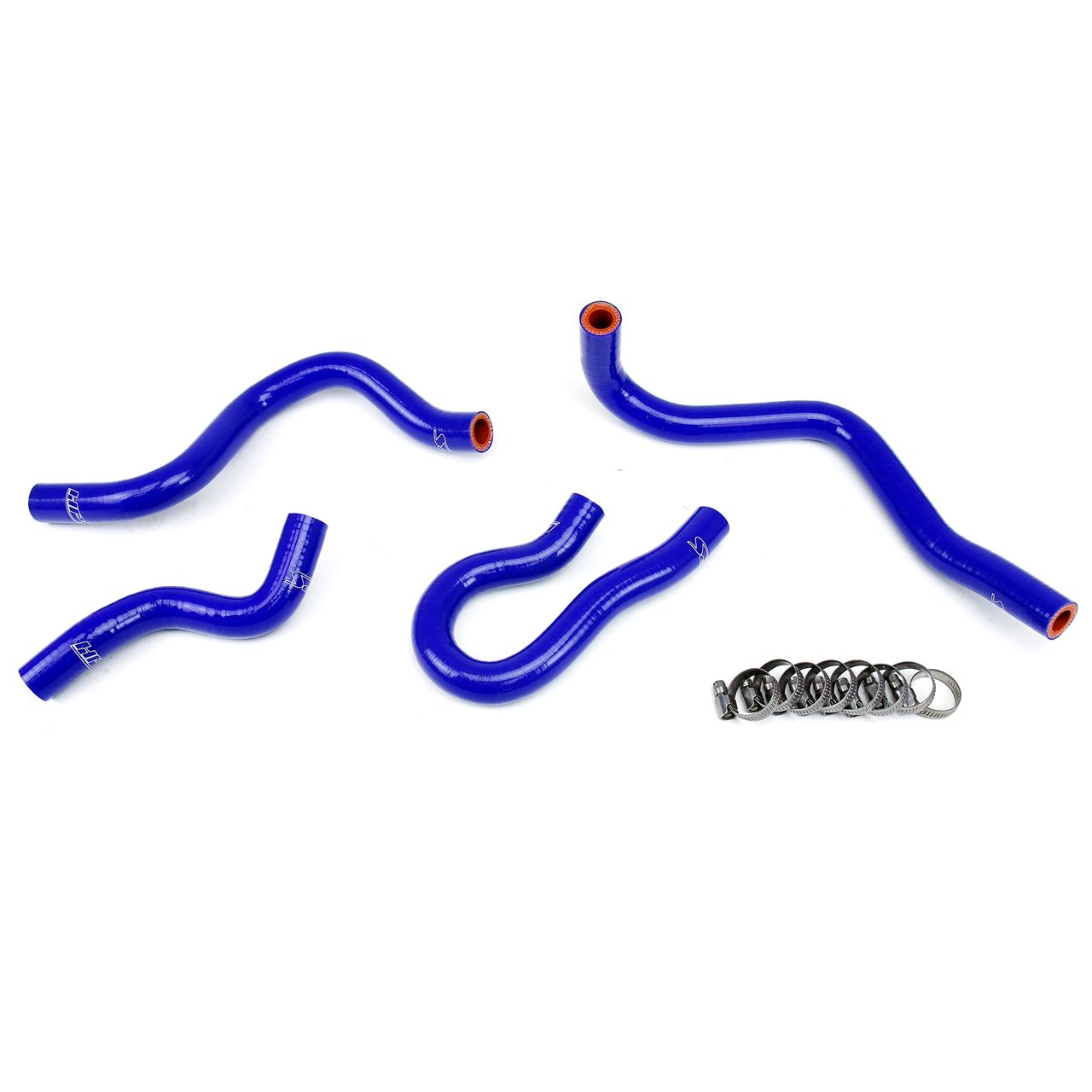 HPS Reinforced Blue Silicone Heater Hose Kit Coolant for Honda 99-00 Civic EM1 Si B16 1.6L DOHC