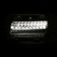 Thumbnail for ANZO 18-19 Jeep Wrangler JL LED Chrome Clear w/ Sequential Signal