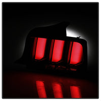 Thumbnail for Spyder 05-09 Ford Mustang (White Light Bar) LED Tail Lights - Smoke ALT-YD-FM05V3-LED-SM