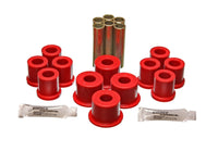 Thumbnail for Energy Suspension Fd 4 Wd Frt Sprg Bush Set - Red