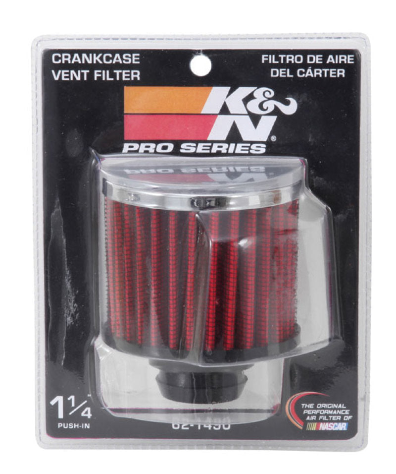 K&N Push-In Chrome Vent Filter