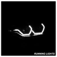 Thumbnail for Spyder 12-14 BMW F30 3 Series 4DR Projector Headlights - LED DRL - Black (PRO-YD-BMWF3012-DRL-BK)