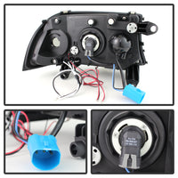 Thumbnail for Spyder Dodge Dakota 97-04/Durango 98-03 1PC Projector Headlights LED Halo LED Blk PRO-YD-DDAK97-BK