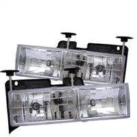 Thumbnail for Spyder Chevy C/K Series 1500/2500 88-99/Chevy Tahoe 95-99Crystal Glass Headlights Chrm HD-YD-CCK88-C
