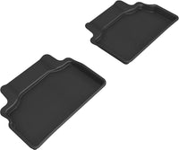 Thumbnail for 3D MAXpider 2012-2016 Hyundai Genesis Kagu 2nd Row Floormats - Black