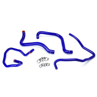 Thumbnail for HPS Blue Reinforced Silicone Radiator + Heater Hose Kit for Jeep 03-06 Wrangler TJ SE 2.4L 4Cyl Left Hand Drive