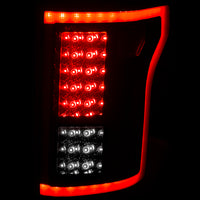 Thumbnail for ANZO 2015-2016 Ford F-150 LED Taillights Red/Smoke