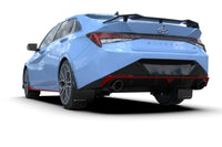 Thumbnail for Rally Armor 2022 Hyundai Elantra N & N Line Black UR Mud Flap w/ Light Blue Logo