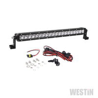 Thumbnail for Westin Xtreme LED Light Bar Low Profile Single Row 20 inch Flex w/5W Cree - Black