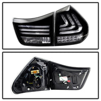Thumbnail for Spyder Lexus RX330/RX350 04-09 LED Tail Lights Black ALT-YD-LRX04-LED-BK