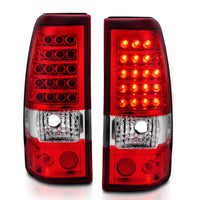 Thumbnail for ANZO 2003-2006 Chevrolet Silverado 1500 LED Taillights Red/Clear