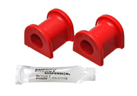 Thumbnail for Energy Suspension 06-07 Mitsubishi Eclipse FWD Red 21mm Rear Sway Bar Bushing Set