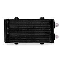 Thumbnail for Mishimoto Universal Small Bar and Plate Dual Pass Black Oil Cooler
