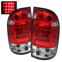 Thumbnail for Spyder Toyota Tacoma 01-04 LED Tail Lights Red Clear ALT-YD-TT01-LED-RC