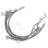 Thumbnail for Russell Performance 99-06 Ford Excursion 4WD with 4in-5.5in lift Brake Line Kit