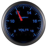 Thumbnail for Autometer Elite 52.4mm Peak & Warn w/ Electronic Control 8-18 Volt Voltmeter