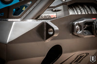 Thumbnail for ICON 07-18 Jeep Wrangler JK Pro Series Front Bumper Rec Winch Mount w/Bar/Tabs