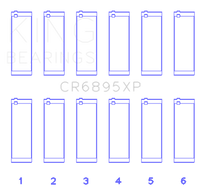 Thumbnail for King Ford Ecoboost 3.5L V6 (Size 0.26) Connecting Rod Bearing Set