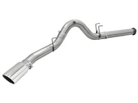 Thumbnail for aFe Atlas Exhausts 5in DPF-Back Aluminized Steel Exhaust 2015 Ford Diesel V8 6.7L (td) Polished Tip