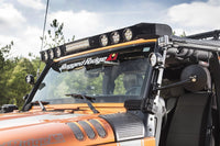 Thumbnail for Rugged Ridge 07-18 Jeep Wrangler JK Elite Fast Track Windshield Light Bar Mount w/ Crossbar