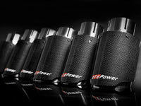 Thumbnail for aFe MACH Force-Xp 409 SS Clamp-On Exhaust Tip 2.5in. Inlet / 4in. Outlet / 7in. L - Carbon