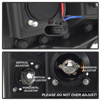 Thumbnail for Spyder Ford F250/350/450 05-07 Projector Headlights - Light Bar DRL LED - Black PRO-YD-FS05V2-LB-BK