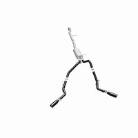 Thumbnail for MagnaFlow SYS Cat-Back 3.5in Black Dual Split Rear Tips 14-15 Chevy Silverado/GMC Sierra 4.3L-5.3L