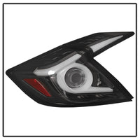 Thumbnail for Spyder 16-19 Honda Civic 4 Door Light Bar LED Tail Lights - Black - ALT-YD-HC164D-LB-BK