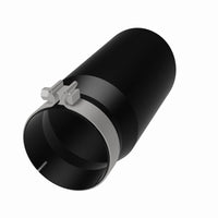 Thumbnail for MagnaFlow Tip Stainless Black Coated Single Wall Round Single Outlet 6in Dia 5in Inlet 13in L