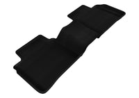 Thumbnail for 3D MAXpider 2013-2018 Nissan Altima Sedan Kagu 2nd Row Floormats - Black